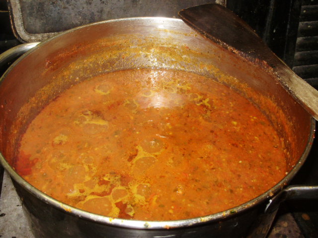 6,7,8. Simmer gently, stirring occasionally to prevent sticking, until it reaches the consistency you want.
